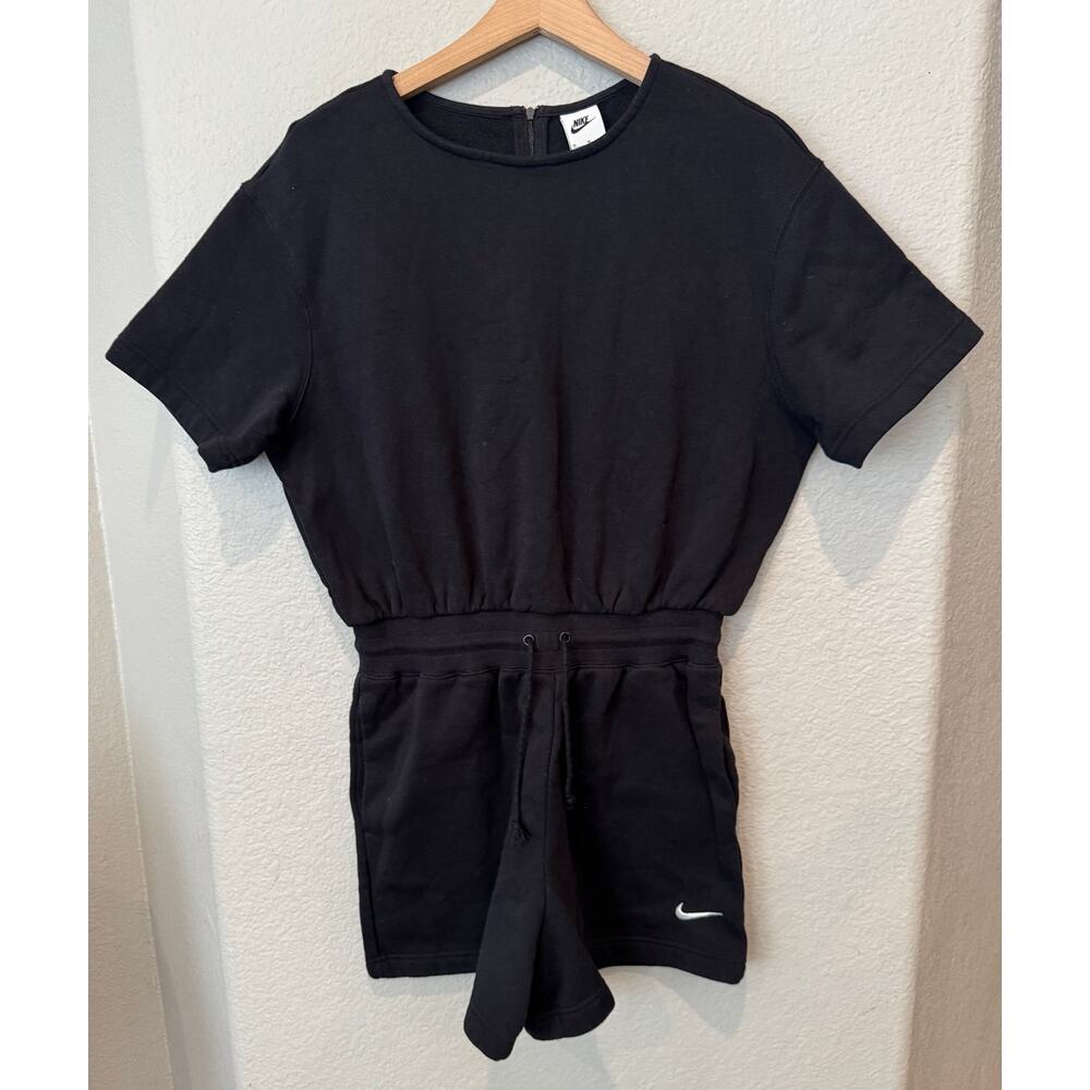 Nike Phoenix Drawstring Waist Fleece Romper Size Medium - Picture 8 of 9